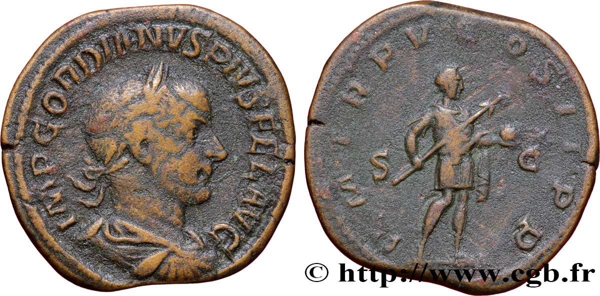 GORDIAN III Sesterce XF