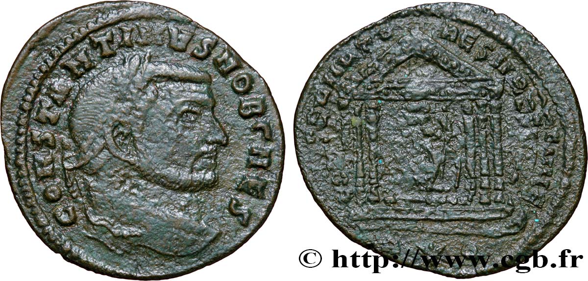 CONSTANTINO I EL MAGNO Follis BC+