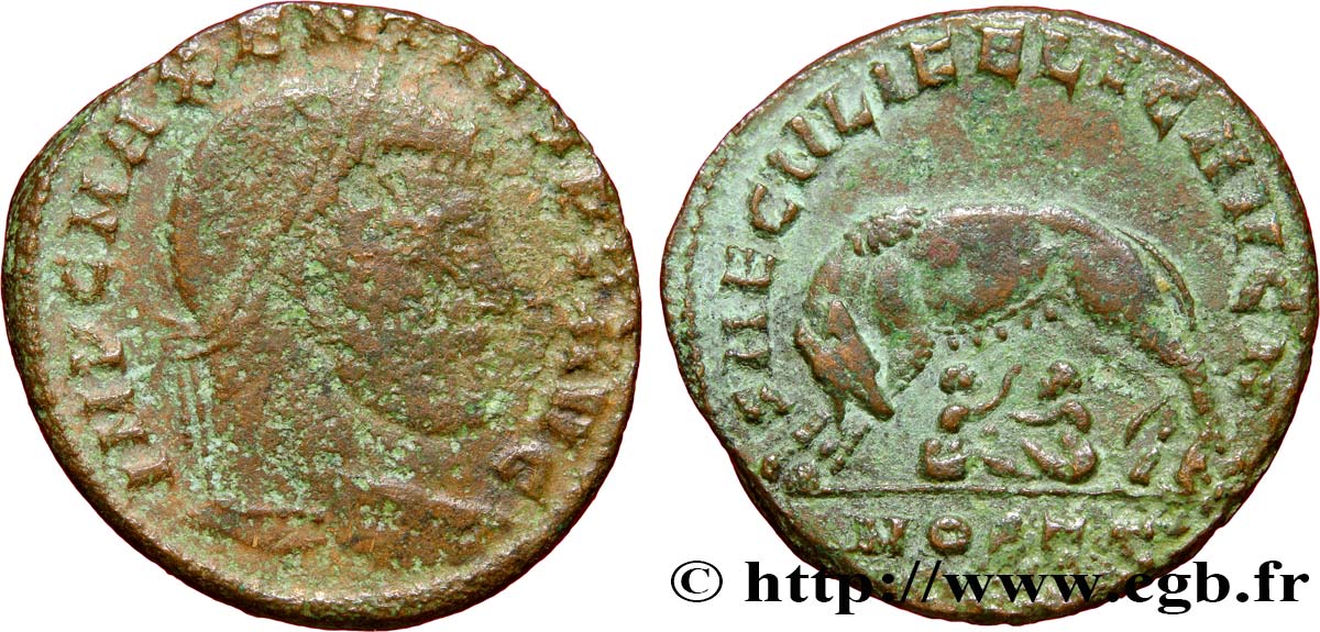 MAXENCE Follis ou nummus TB+/TTB