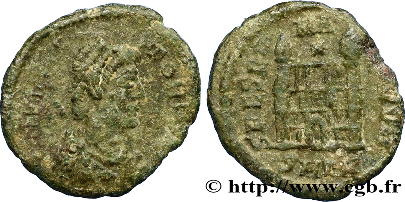 FLAVIUS VICTOR Nummus, (PBQ, Æ 4) TB