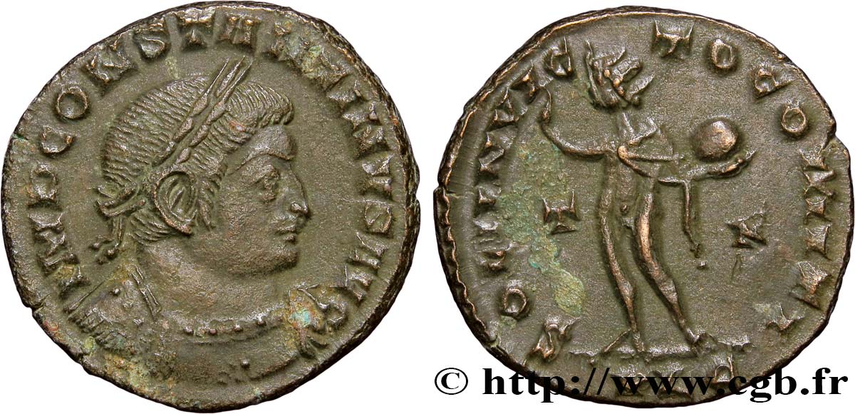 COSTANTINO I IL GRANDE Follis ou nummus q.SPL