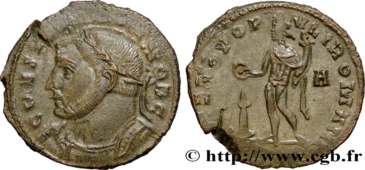 CONSTANTIUS I Follis ou nummus fVZ