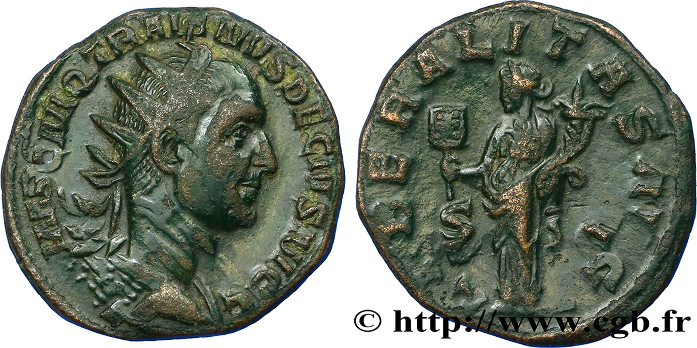 TRAJAN DÈCE Dupondius TTB+