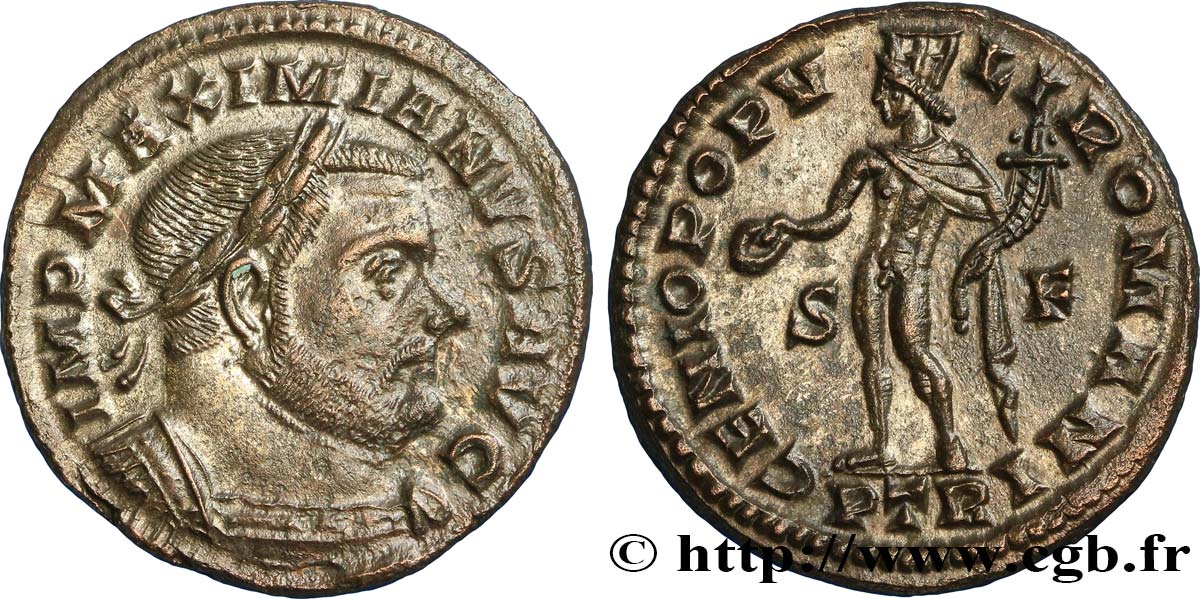 MAXIMIANUS HERCULIUS Follis ou nummus VZ/fST