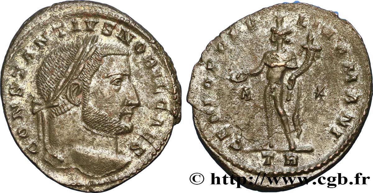COSTANZO I CLORO Follis ou nummus SPL