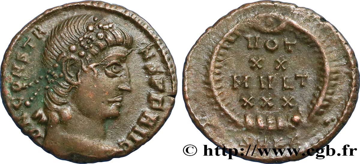 CONSTANS Centenionalis ou nummus TTB+