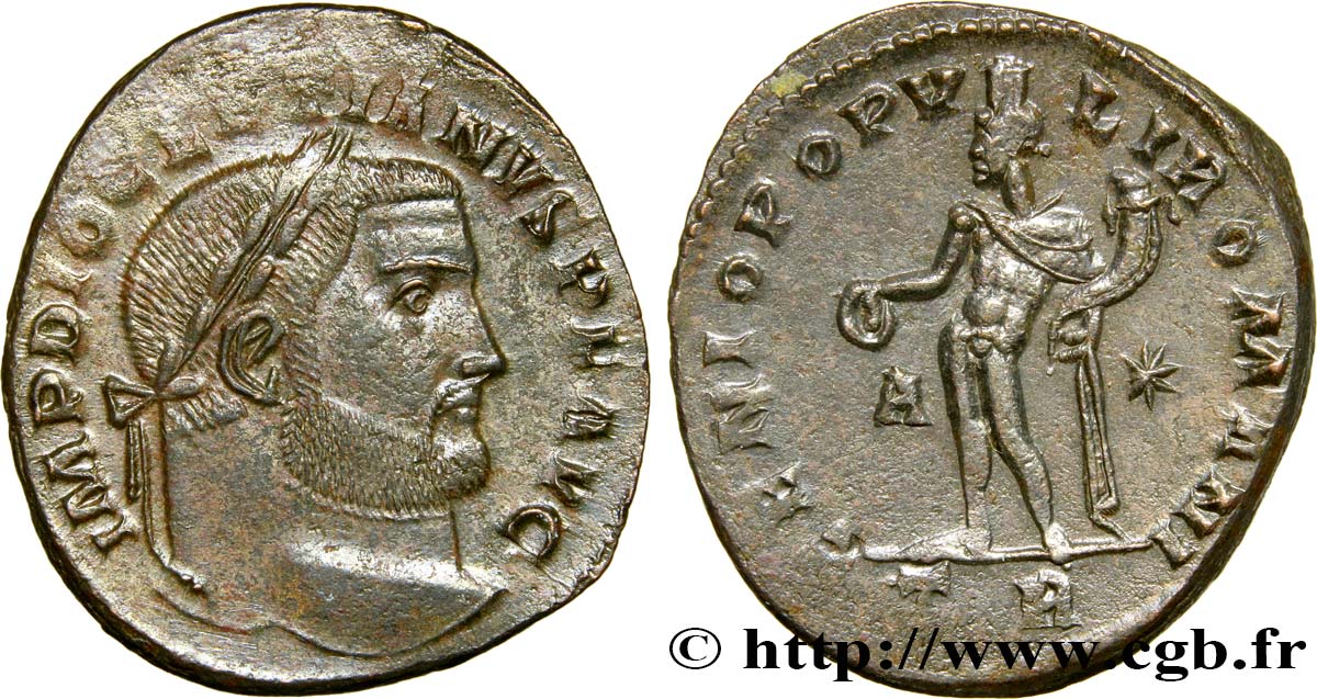 DIOCLEZIANO Follis ou nummus SPL