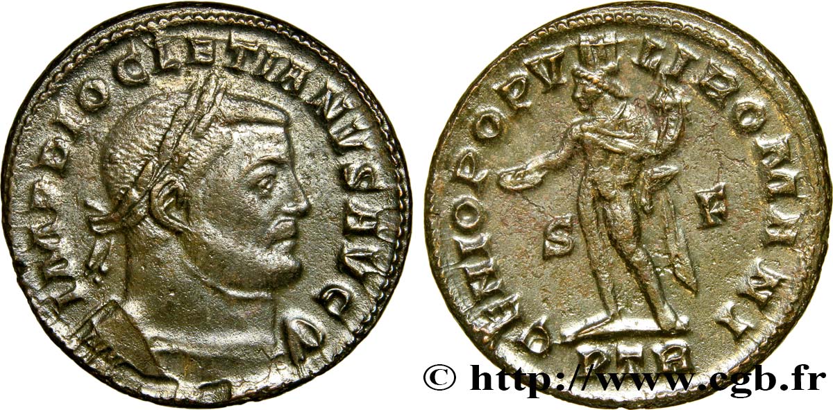 DIOCLEZIANO Follis ou nummus q.SPL