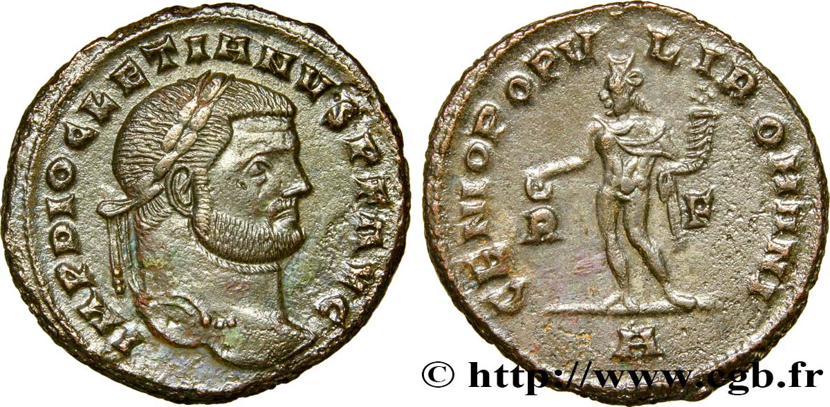 DIOCLEZIANO Follis ou nummus SPL