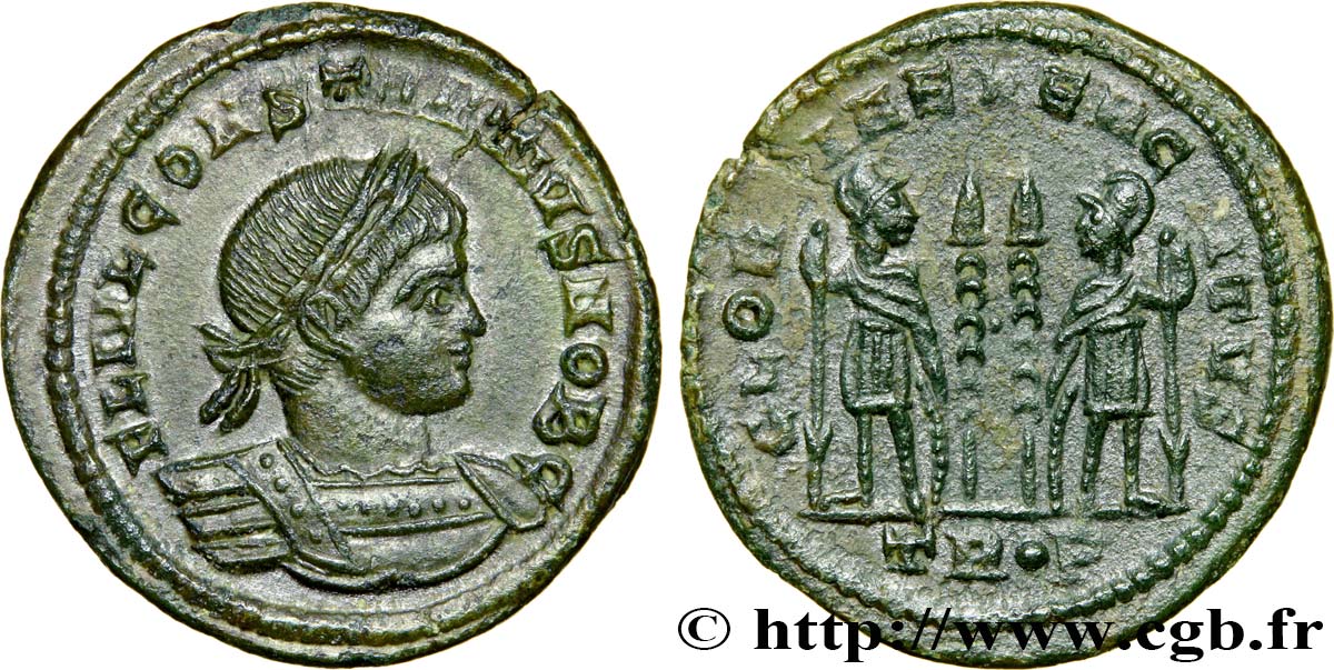 COSTANZO II Centenionalis ou nummus MS