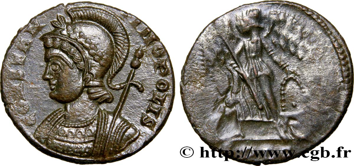 CONSTANTINOPLE Centenionalis ou nummus SPL/TTB+