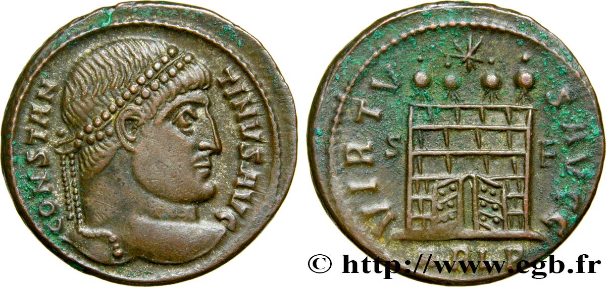 CONSTANTIN Ier LE GRAND Centenionalis ou nummus SUP/TTB