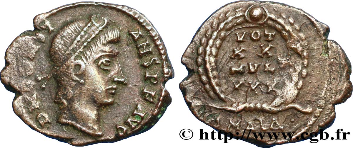 CONSTANS Centenionalis ou nummus TTB+