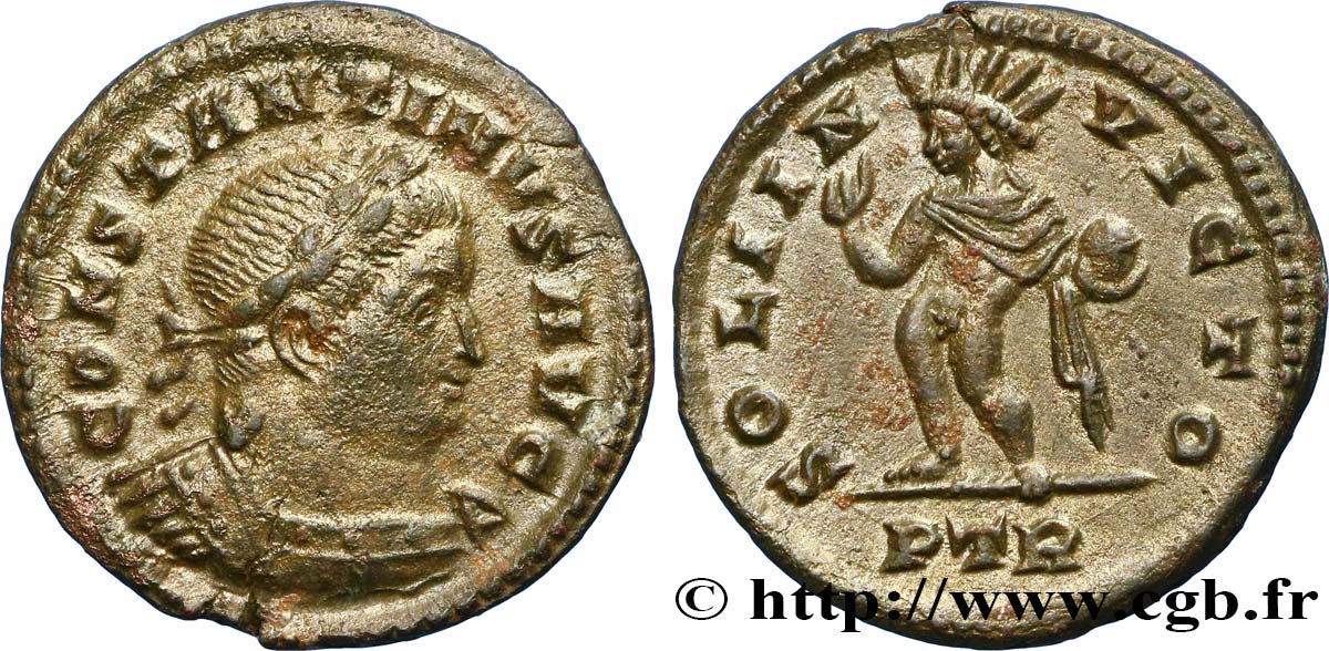 CONSTANTIN Ier LE GRAND Demi-follis ou demi-nummus SUP/SPL