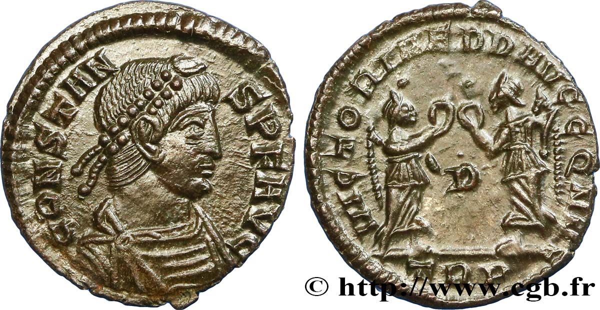 CONSTANS Centenionalis ou nummus FDC