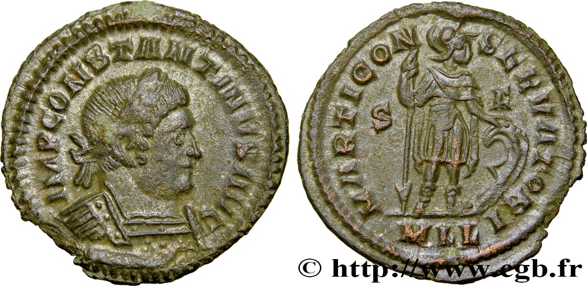 CONSTANTIN Ier LE GRAND Follis ou nummus SUP