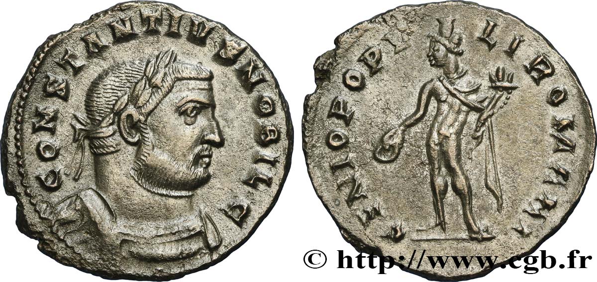 COSTANZO I CLORO Follis ou nummus SPL