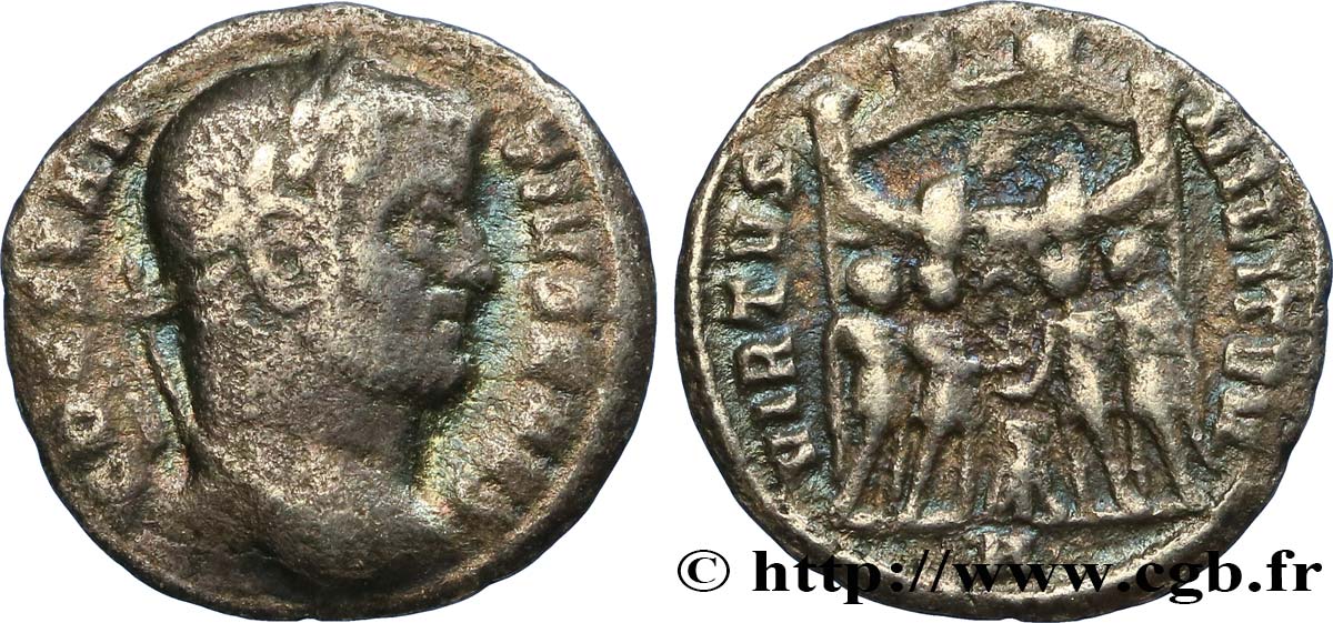 CONSTANCE Ier CHLORE Argenteus TB+