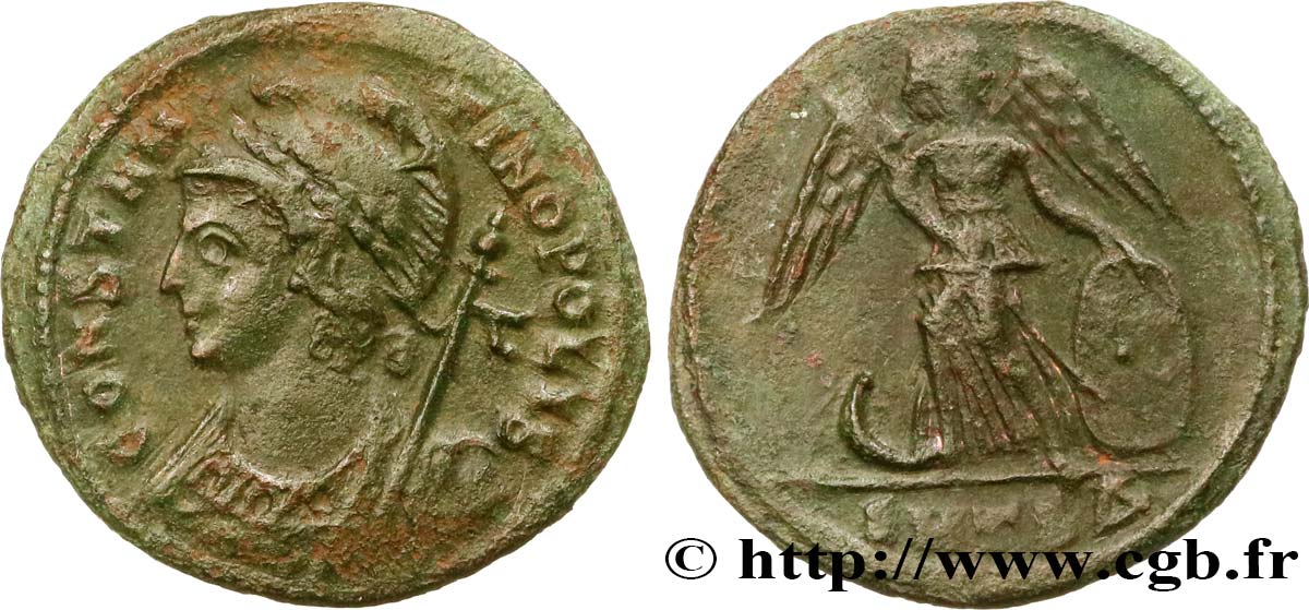 CONSTANTINOPLE Centenionalis ou nummus TTB