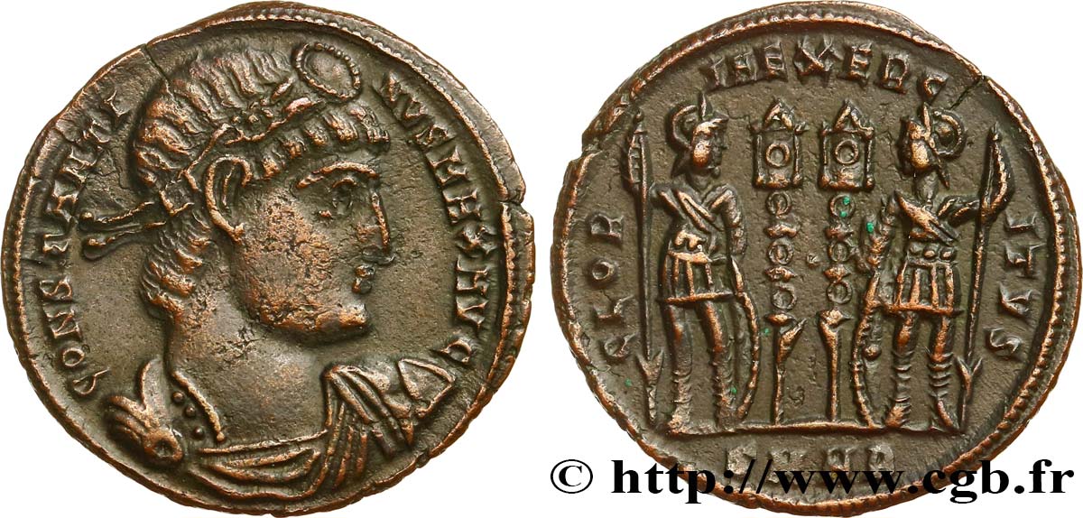 COSTANTINO I IL GRANDE Centenionalis ou nummus SPL