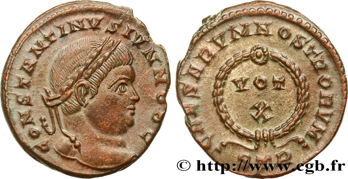 COSTANTINO II Centenionalis ou nummus SPL