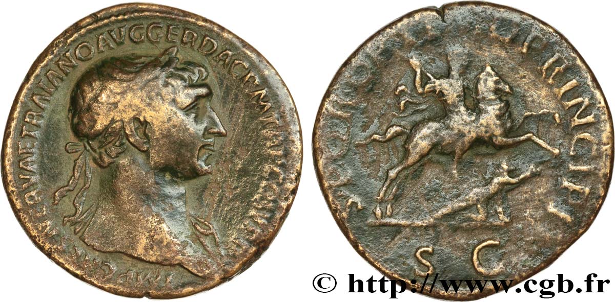 TRAJAN Sesterce TB+