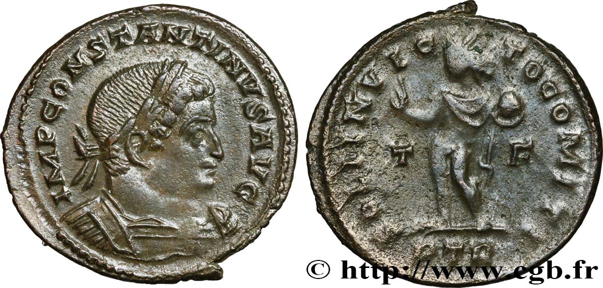 CONSTANTINE I THE GREAT Follis ou nummus AU/XF