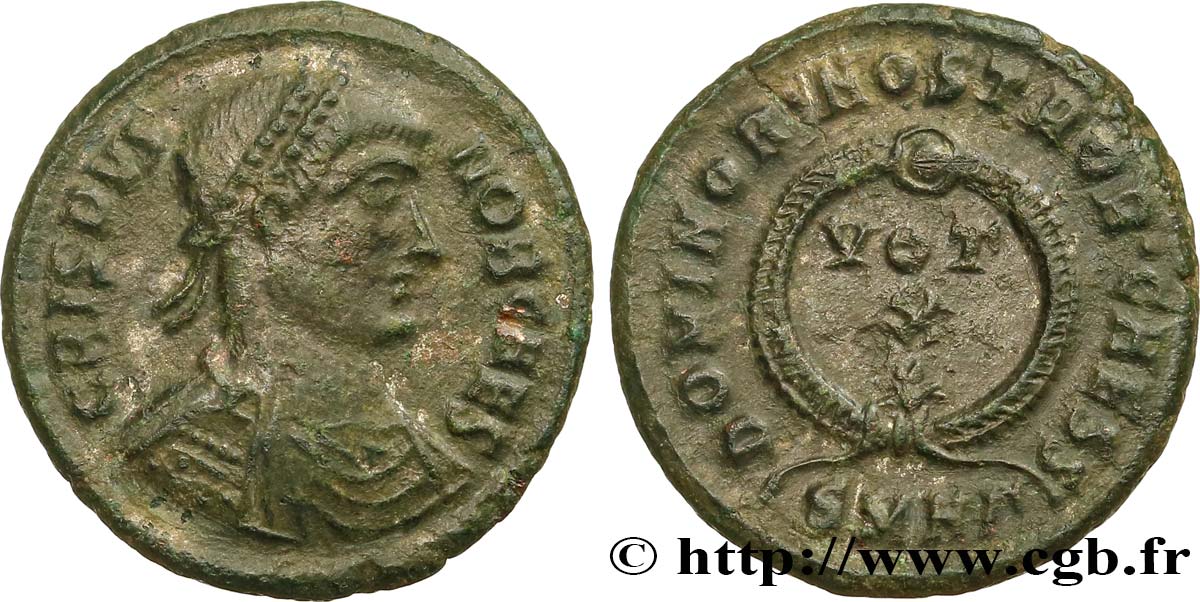 CRISPUS Centenionalis ou nummus TTB