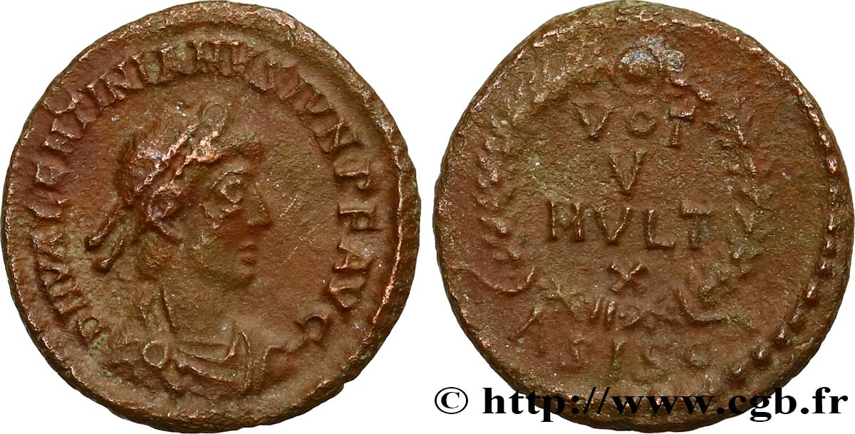 VALENTINIANO II Nummus MBC