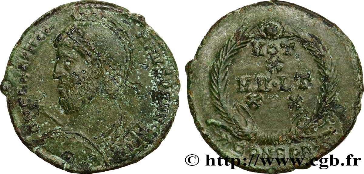 IULIANUS II DER PHILOSOPH Maiorina ou nummus fSS/SS