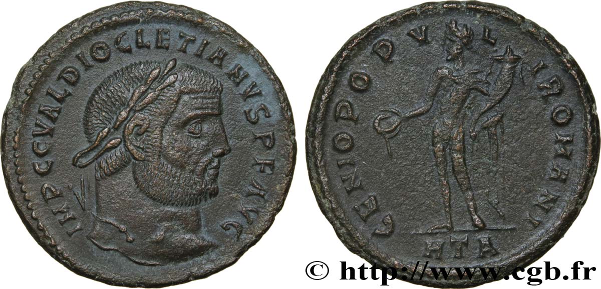 DIOCLEZIANO Follis q.SPL
