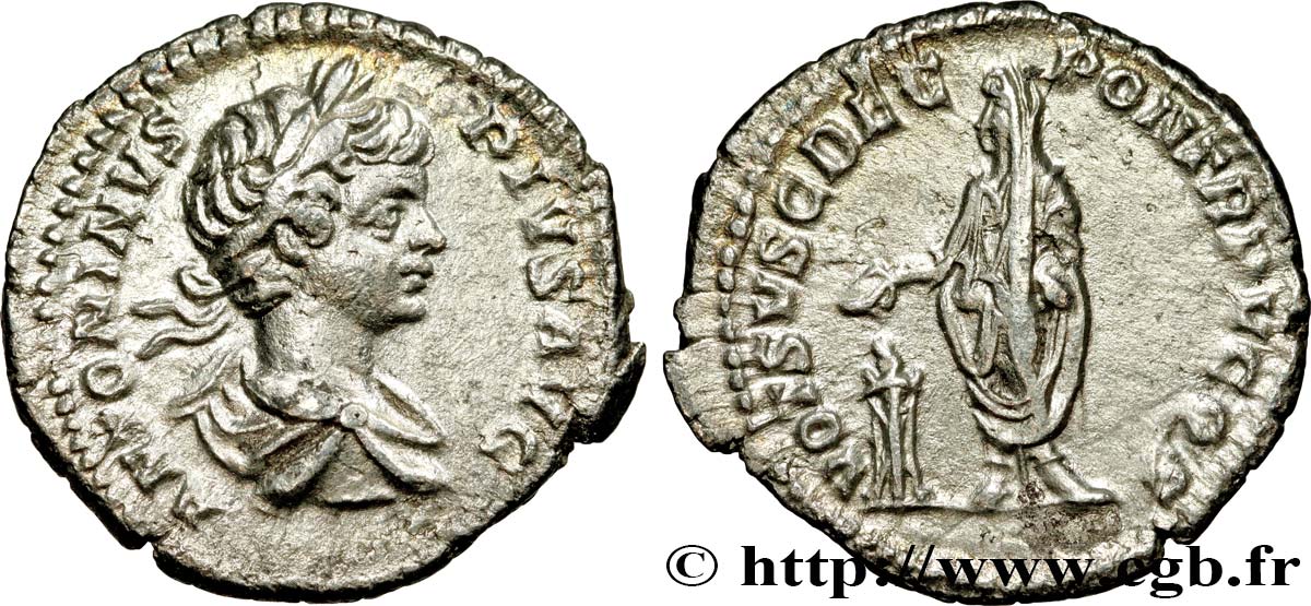 CARACALLA Denier AU