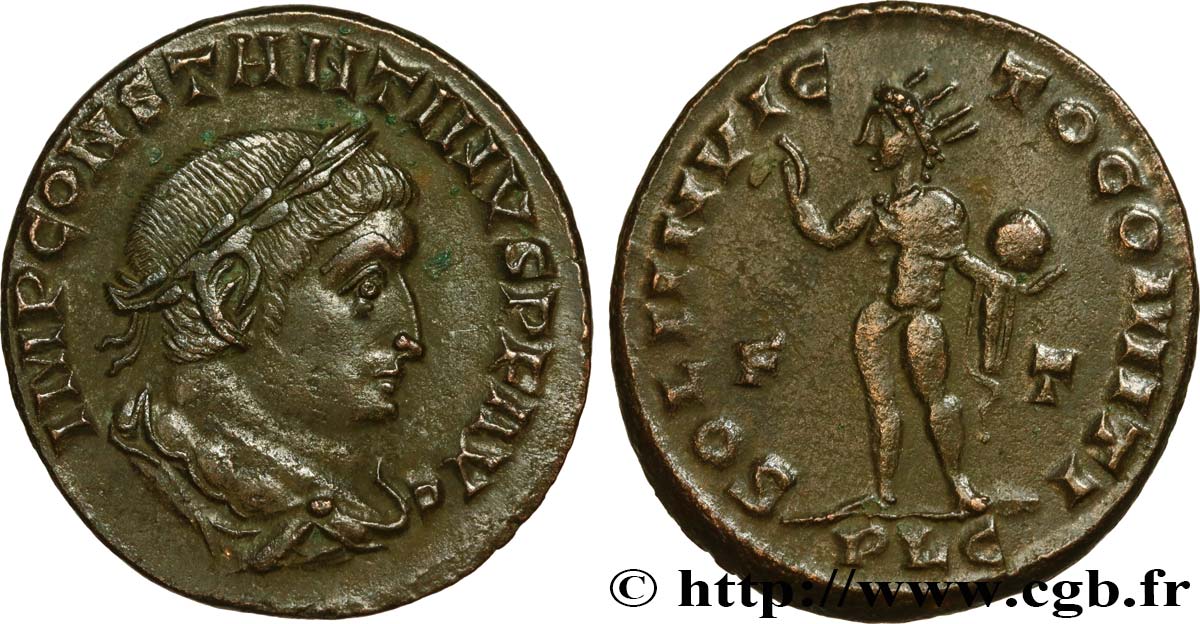 CONSTANTINE I THE GREAT Follis ou nummus AU