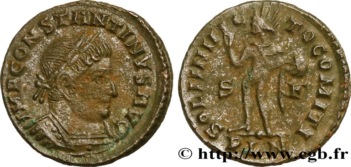 CONSTANTIN Ier LE GRAND Follis ou nummus TTB+/TTB