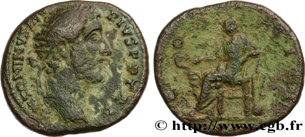 ANTONIN LE PIEUX Dupondius TB+