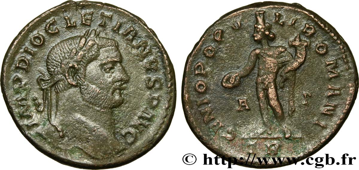 DIOCLÉTIEN Follis ou nummus TTB