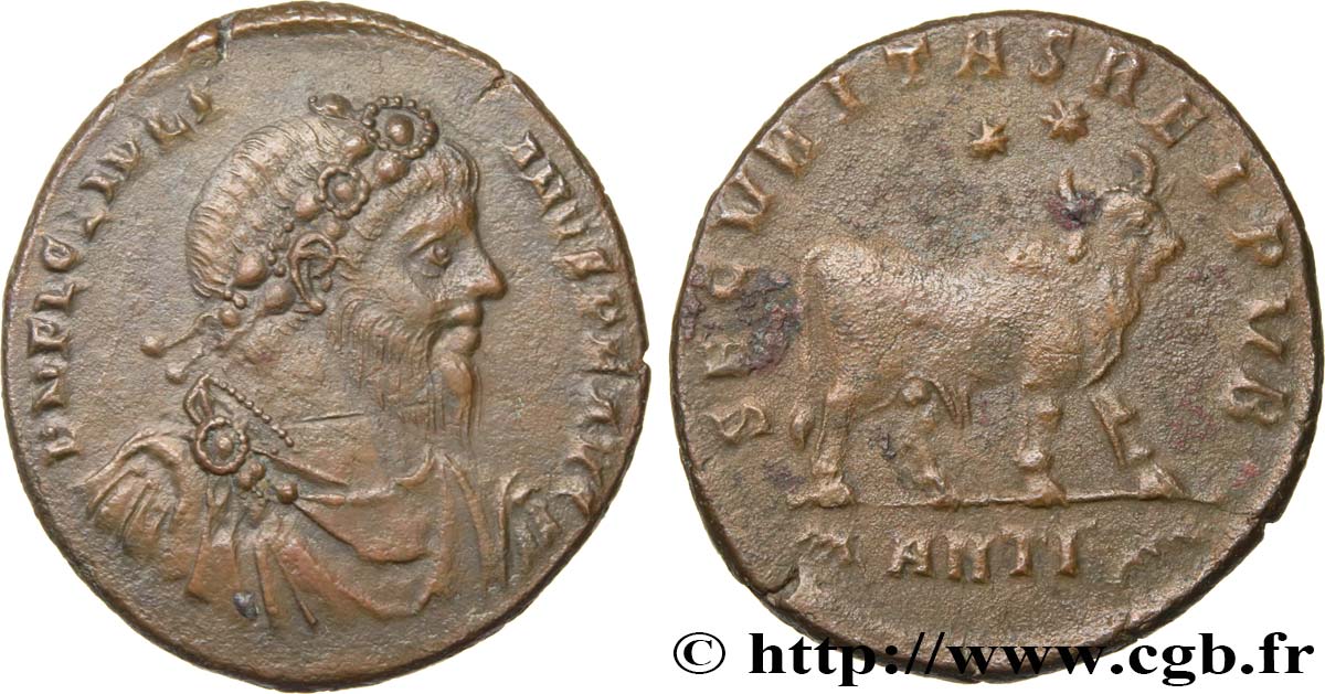 IULIANUS II DER PHILOSOPH Double maiorina, (GB, Æ 1) fVZ