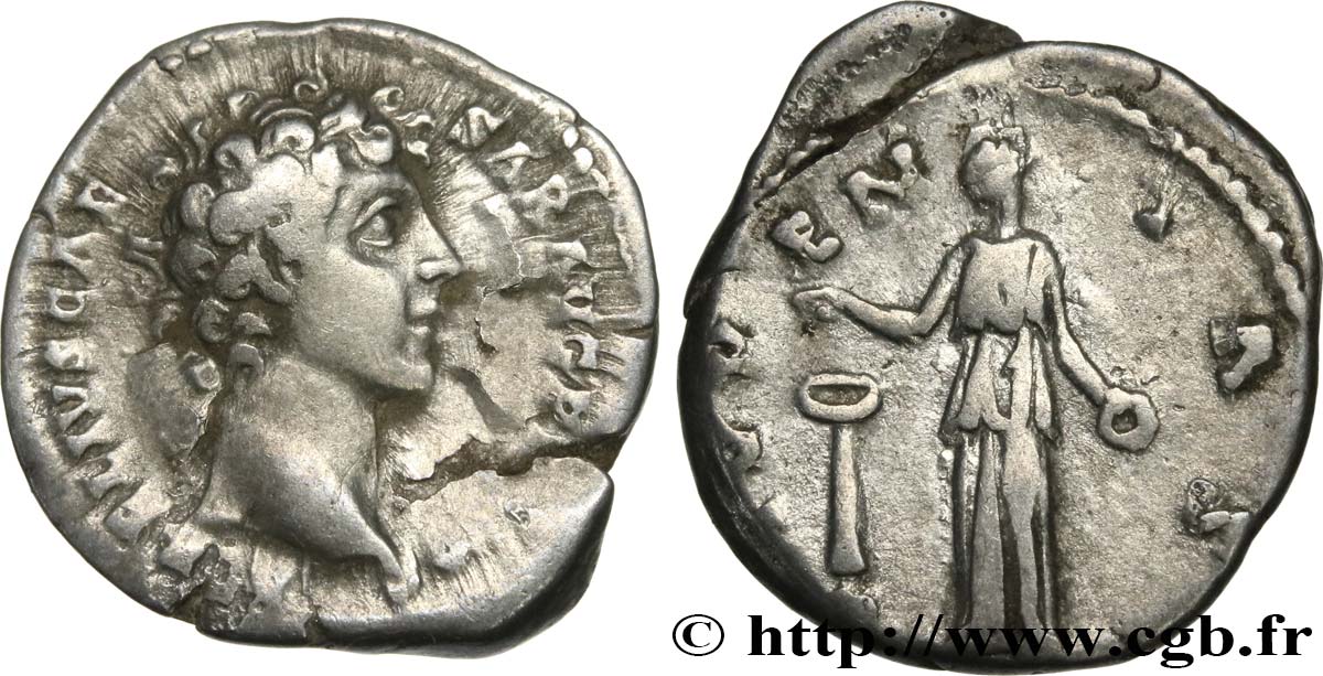 MARCUS AURELIUS Denier fSS/SS