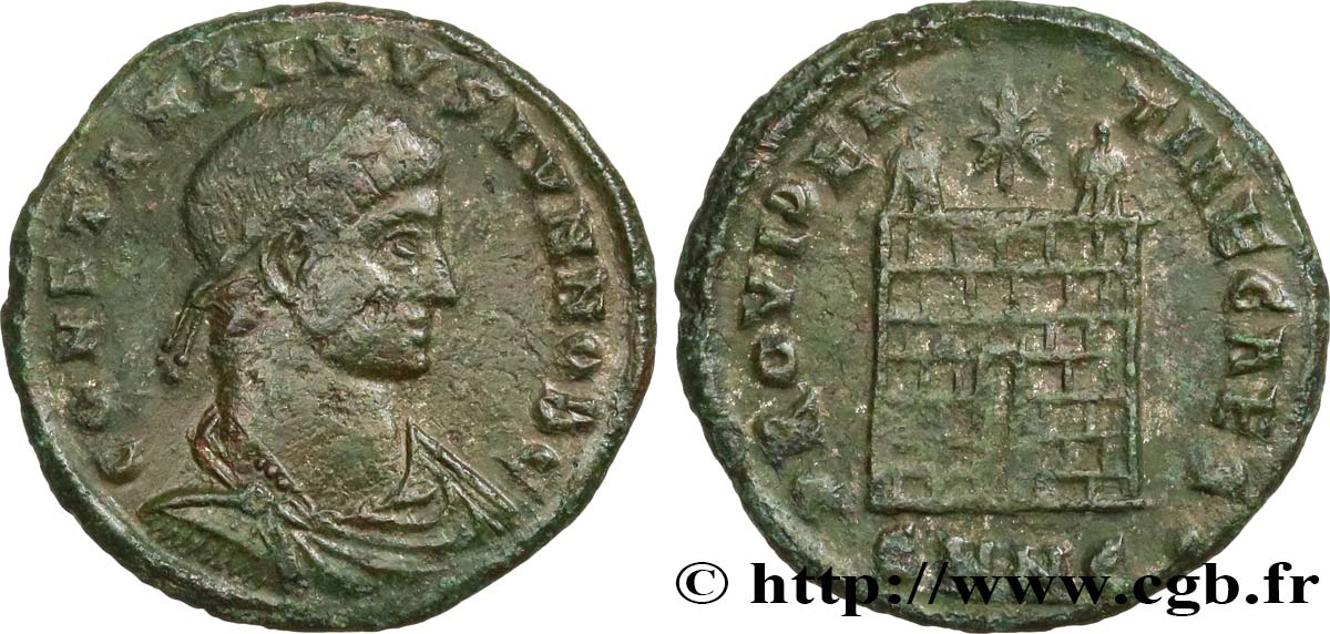 CONSTANTINE II Centenionalis ou nummus XF