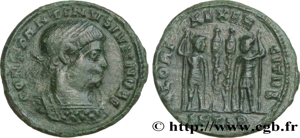 CONSTANTINE II Centenionalis ou nummus XF