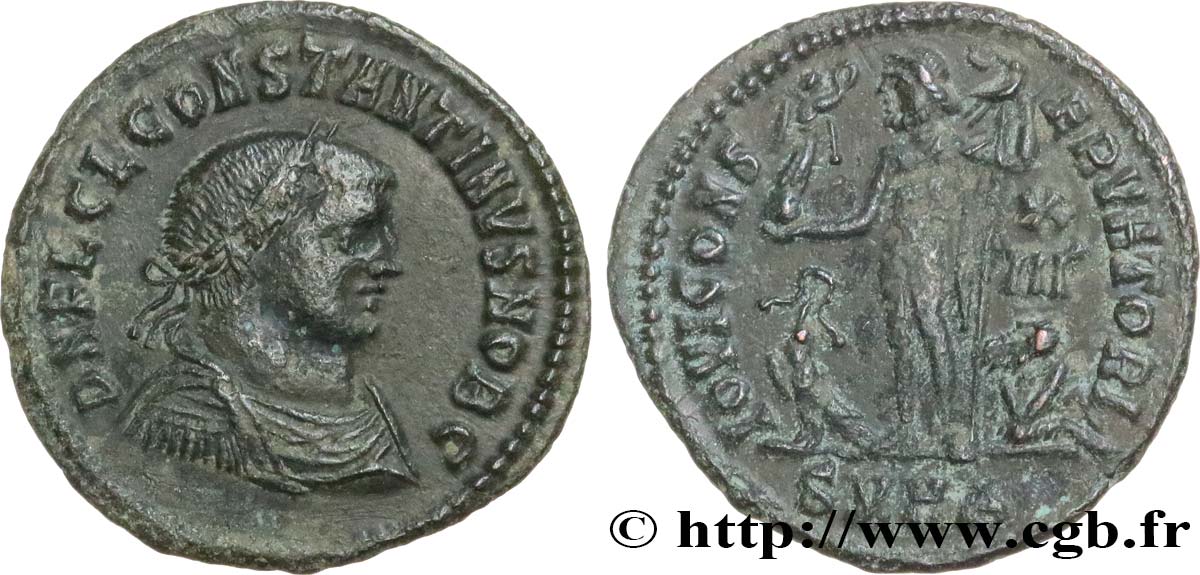 CONSTANTINE II Follis ou nummus XF