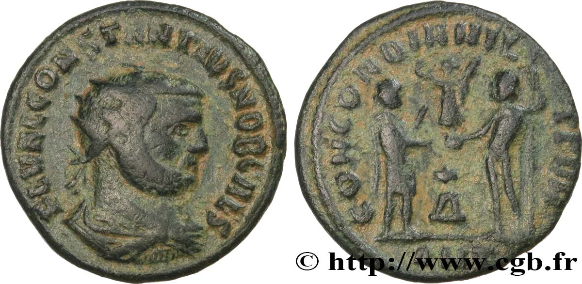 CONSTANCE Ier CHLORE Pseudo ou néo-aurelianus TB+