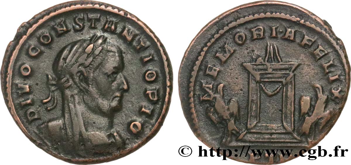 CONSTANTIUS I Follis ou nummus XF