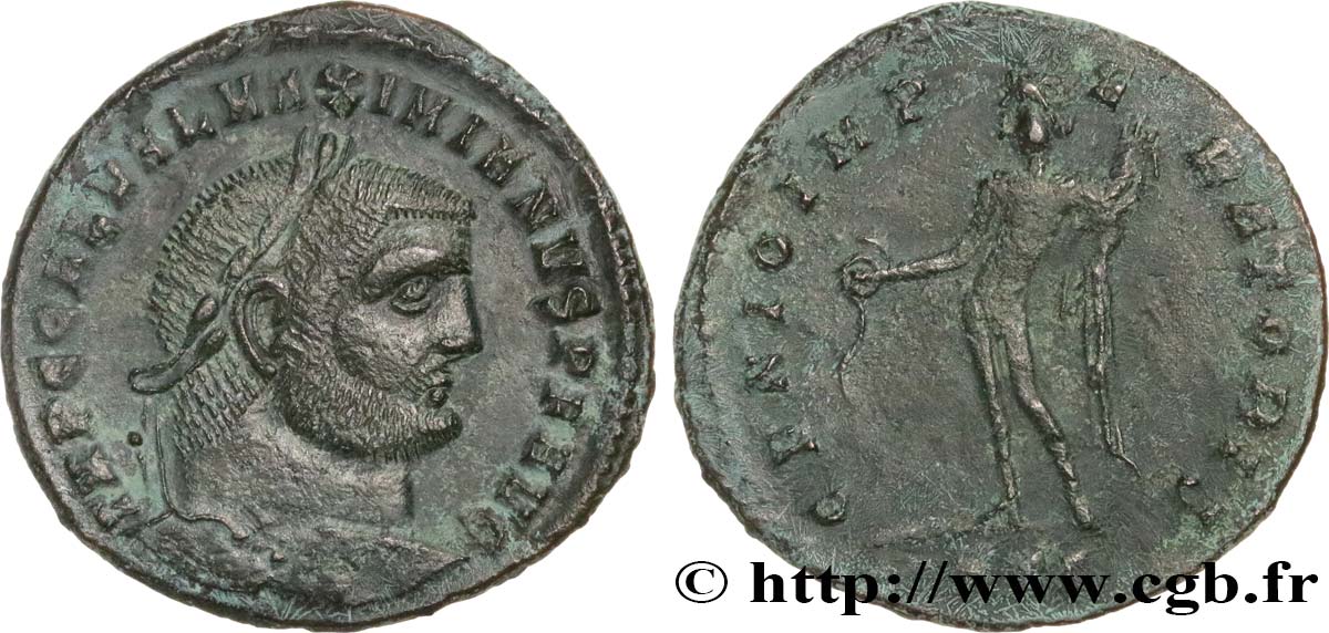 GALÈRE Follis ou nummus TTB/TB+
