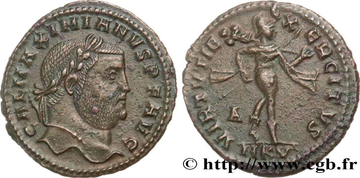 GALÈRE Follis ou nummus TTB+