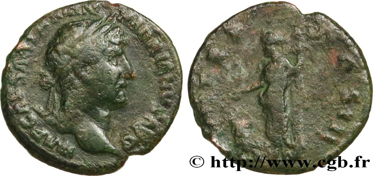 HADRIAN Denier VF
