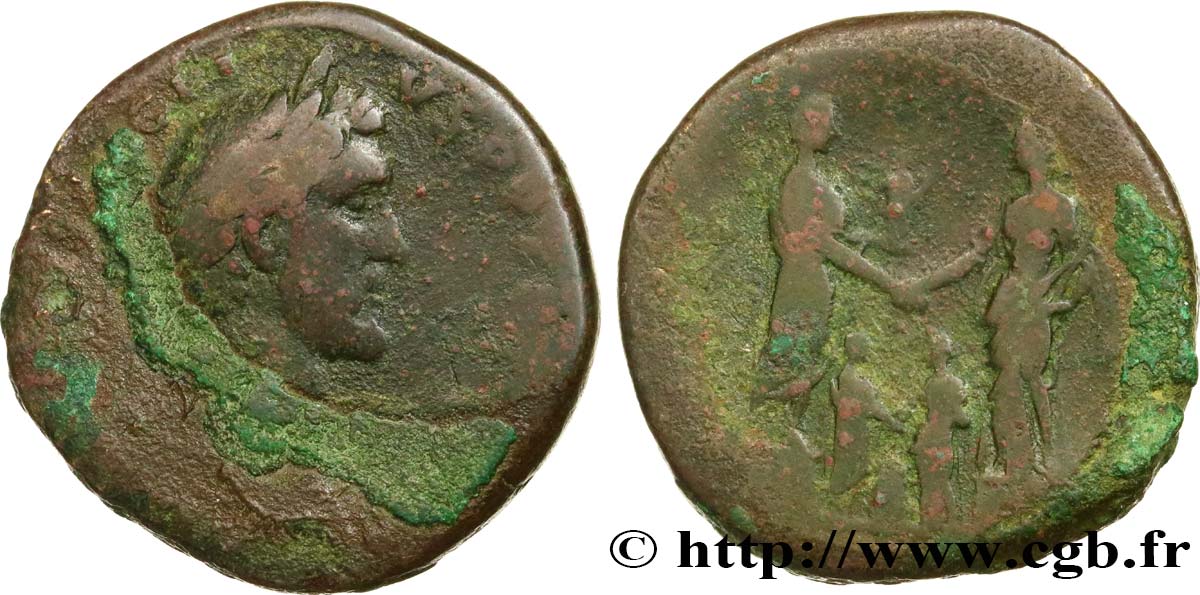 ANTONINUS PIUS Sesterce VG