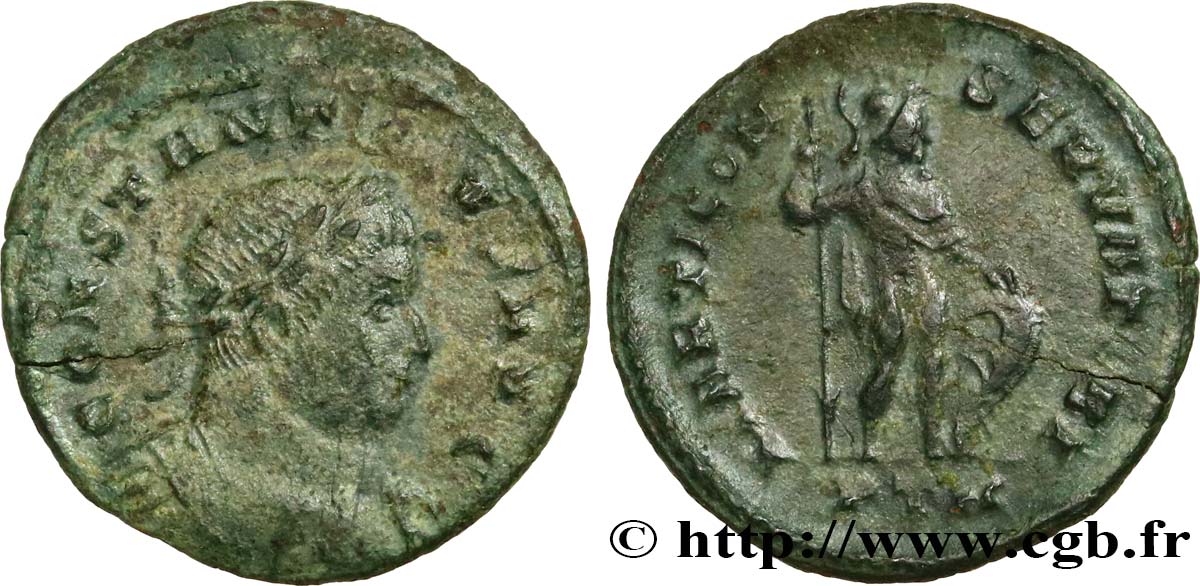 CONSTANTINE I THE GREAT Demi-follis ou demi-nummus XF