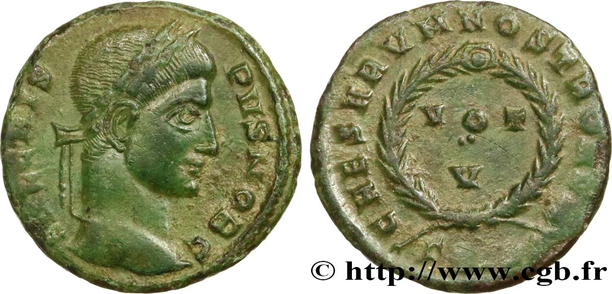CRISPUS Centenionalis ou nummus XF