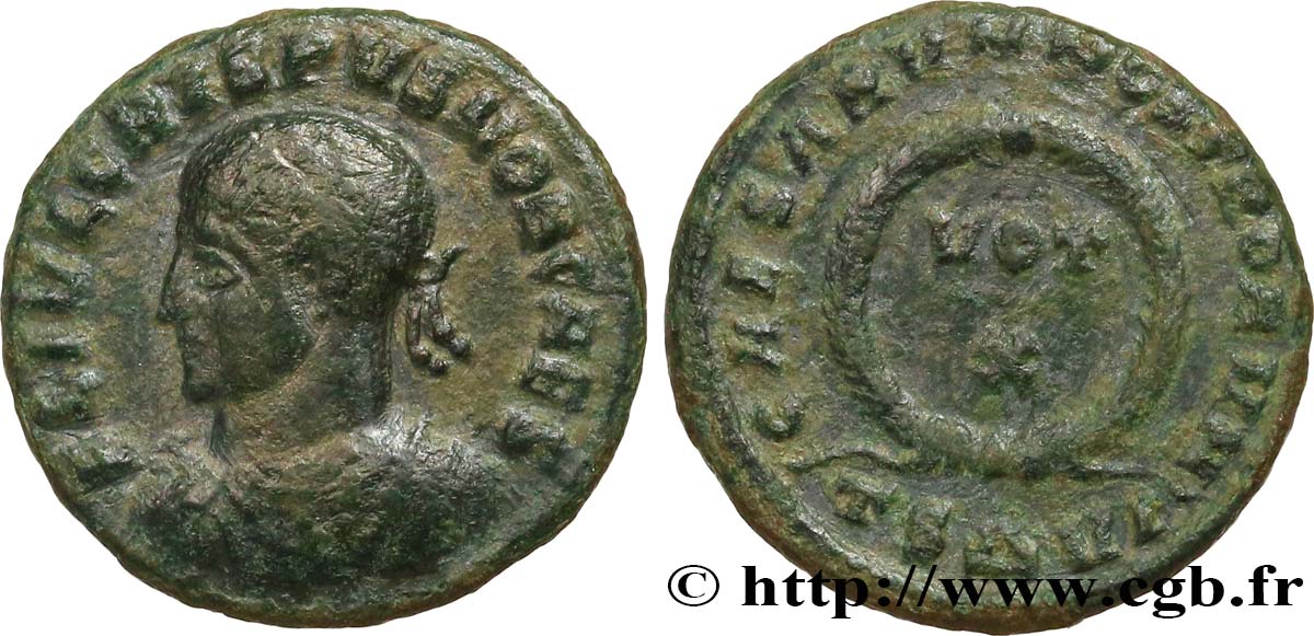 CRISPUS Centenionalis ou nummus XF